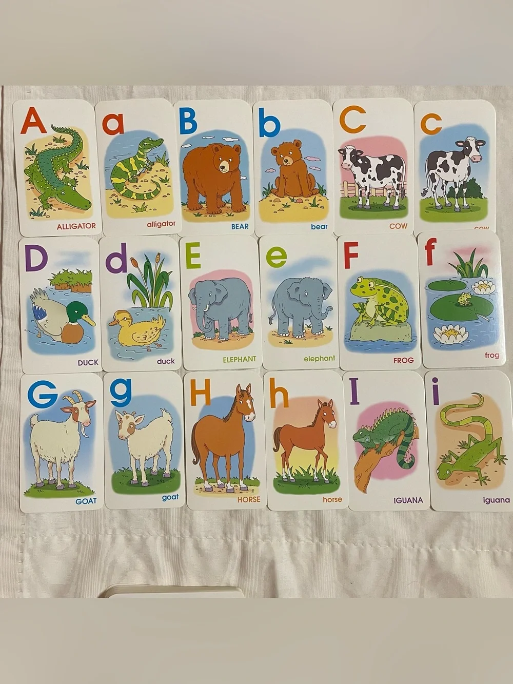 School Zone Go Fish Animal Alphabet Card Game 2006